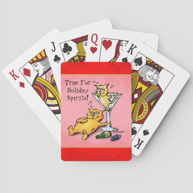 Jeu De Cartes Cocktail Kittens Vacances Spirits Cartoon (dos)