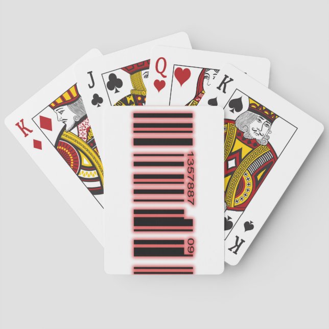 Jeu De Cartes code barre (dos)