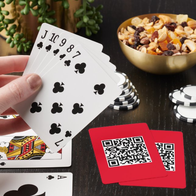 Jeu De Cartes Code-barres personnalisé Télécharger le logo Modèl (In Situ)