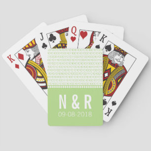 Jeu De Cartes Code binaire Chic Geek Vert Lecture Cartes