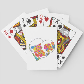 Jeu De Cartes Cœur Joyeux par Sangria de l'Art de Lydia