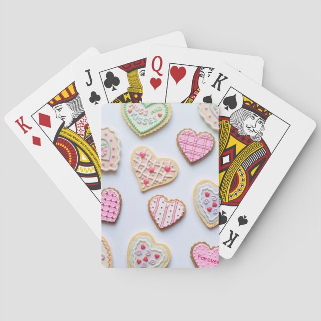 Jeu De Cartes Coeurs de la Saint Valentin (dos)