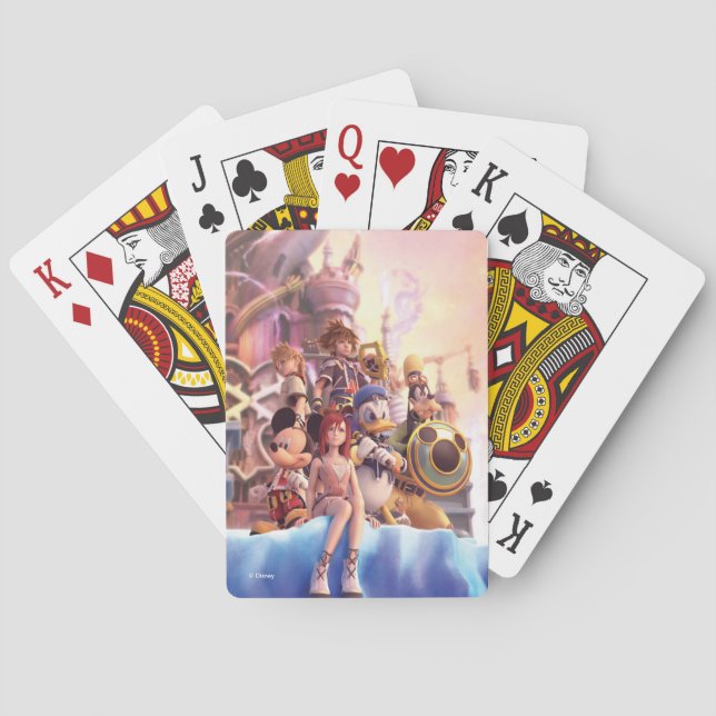 Jeu De Cartes Coeurs du Royaume II | Pointe de bascule creux (dos)