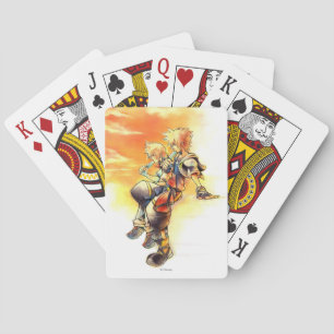 Jeu De Cartes Coeurs du Royaume II   Roxas & Sora Mangeant des g