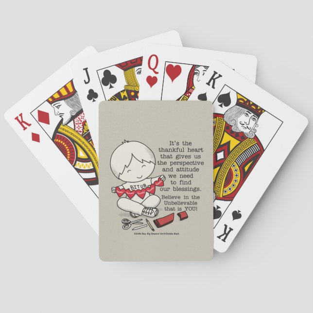 Jeu De Cartes Coeurs généreux (dos)