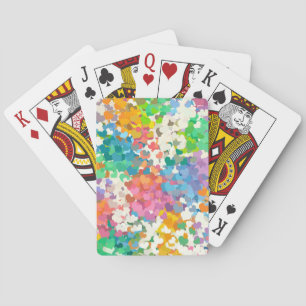 Jeu De Cartes Coeurs Pastel Confetti