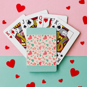 Jeu De Cartes Coeurs texturés
