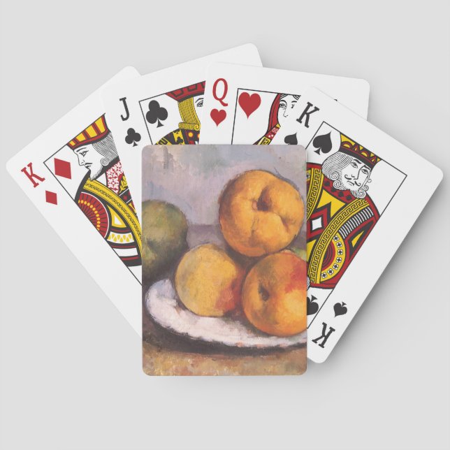 Jeu De Cartes coing, pommes, poires de Paul Cezanne (dos)