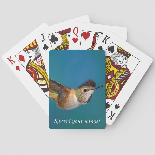 Jeu De Cartes Colibri Rufous (dos)