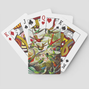Jeu De Cartes Colibri Vintage par Ernst Haeckel