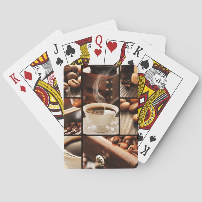 Jeu De Cartes Collage de café (dos)