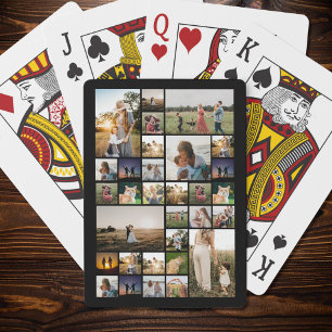 Jeu De Cartes Collage photo simple personnalisé