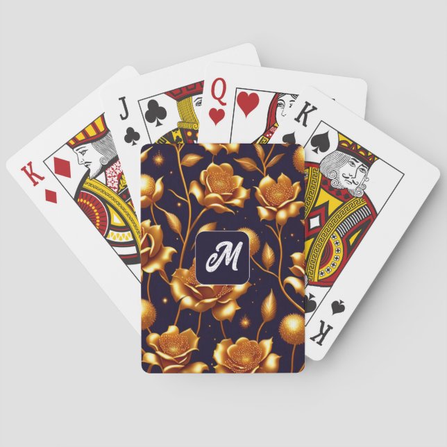 Jeu De Cartes Collection Boho Gold Rose de luxe (dos)
