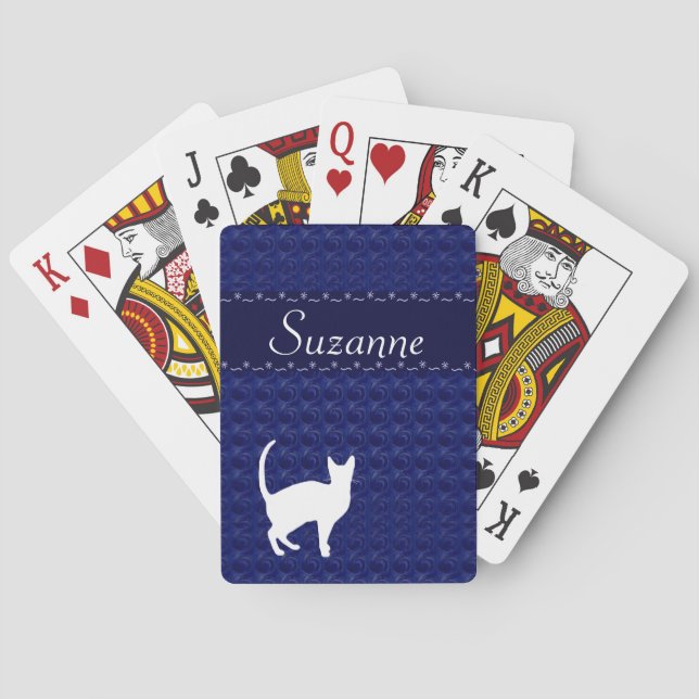 Jeu De Cartes Collection de chats de caresse - cartes de jeu (dos)