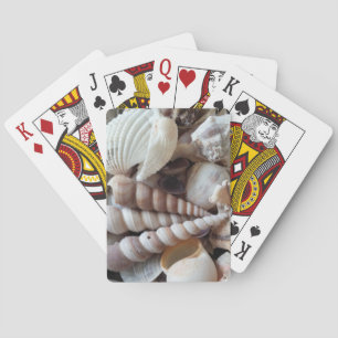 Jeu De Cartes Collection de coquillages exotiques, plage d'été