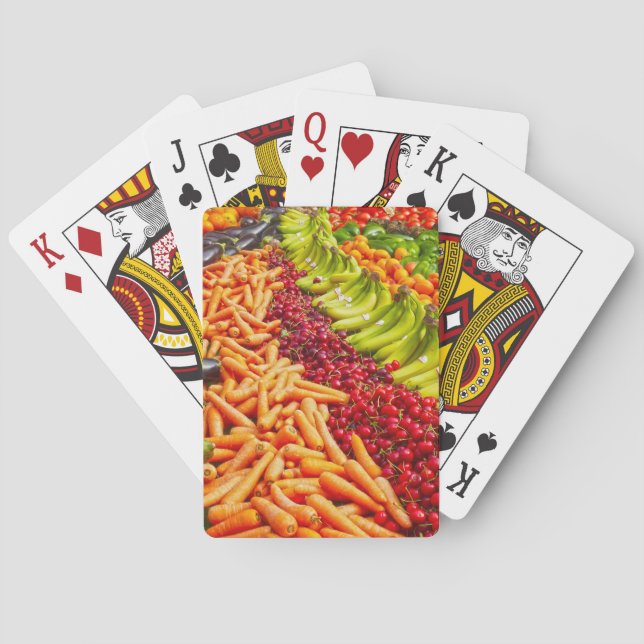 Jeu De Cartes Collection de fruits et légumes (dos)