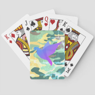 Jeu De Cartes Colombe de camouflage, Cartes de paix