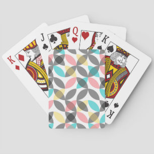 Jeu De Cartes Coloré, moderne, gai circulaire géométrique