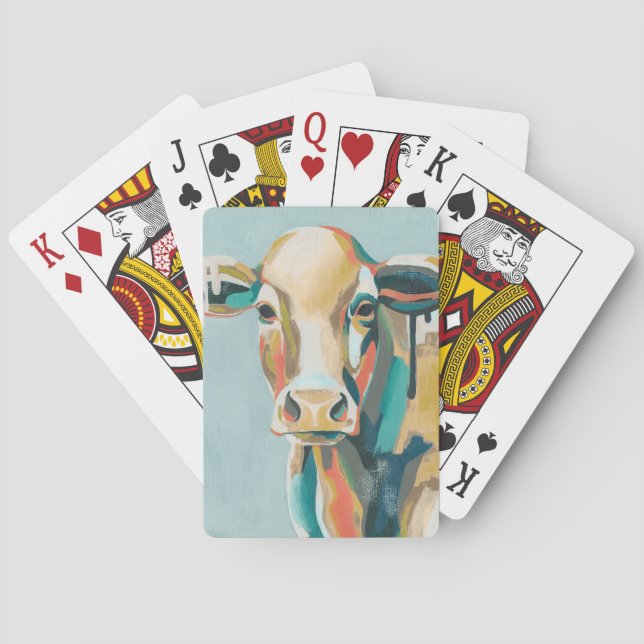 Jeu De Cartes Colorful cow (dos)