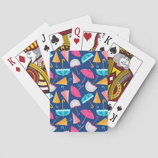 Jeu De Cartes Colorful Umbrella Pattern (dos)