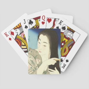 Jeu De Cartes Combing Her Hair (Beautiful Asian Woman) (Kotondo)