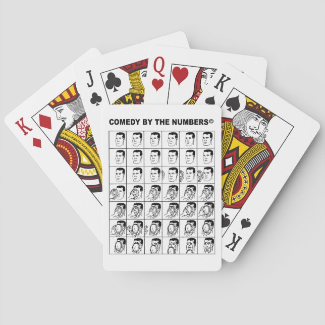 Jeu De Cartes Comédie par les chiffres - JOUER AUX CARTES (dos)