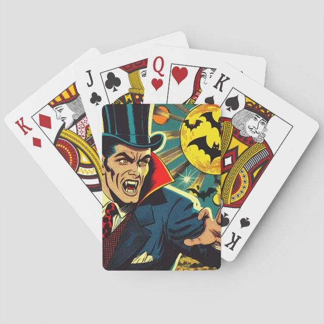 Jeu De Cartes Comics vintages Vampire (dos)