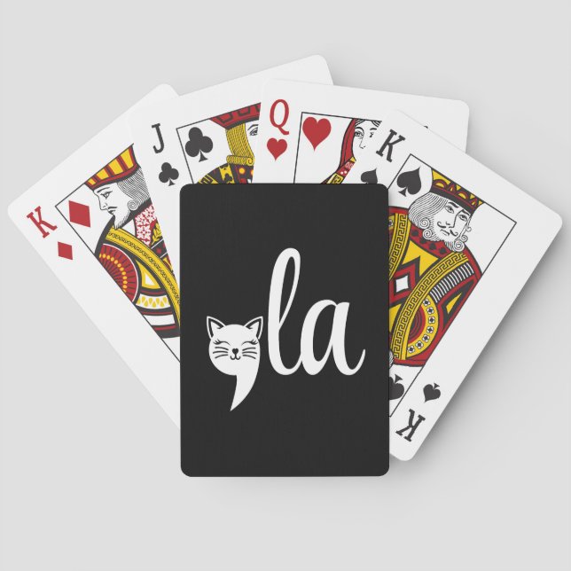 Jeu De Cartes Comma La Kamala Harris - maman chat pour Kamala (dos)
