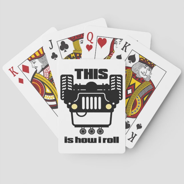 Jeu De Cartes Comment je roule | 4x4 tous terrains basculent le (dos)