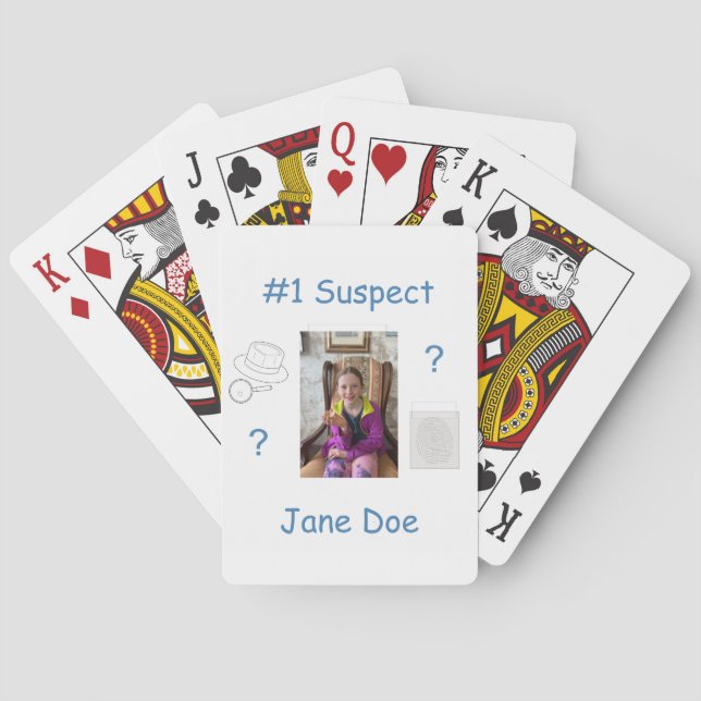 Jeu De Cartes Commission des preuves de la lutte contre le crime (dos)