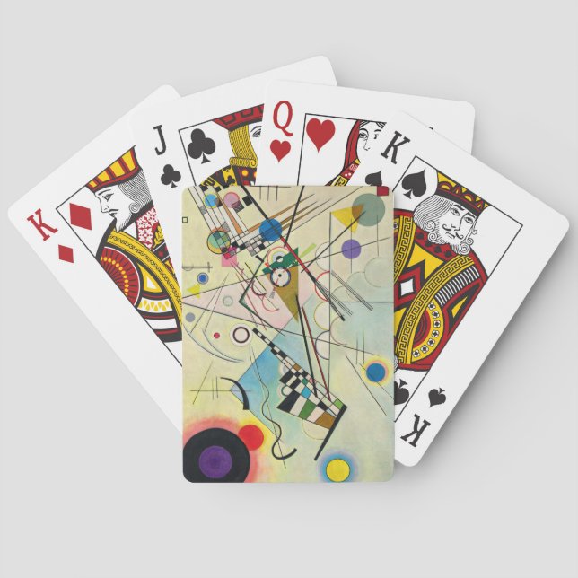 Jeu De Cartes Composition 8, 1923 par Wassily Kandinsky (dos)