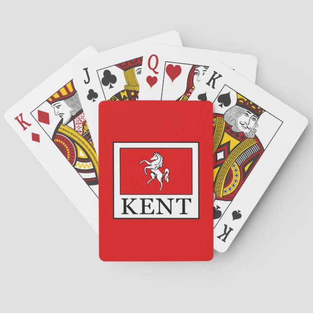 Jeu De Cartes Comté de Kent (dos)