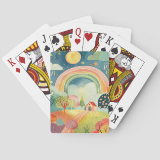 Jeu De Cartes Conception d'art de pépinière