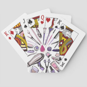 Jeu De Cartes Conception de cercle de maquillage