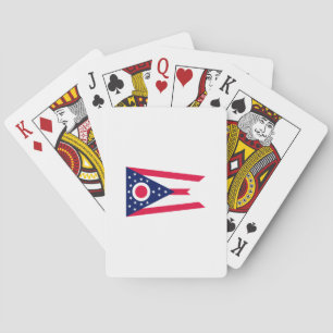 Jeu De Cartes Conception de drapeau d'état de l'Ohio