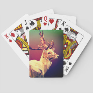 Jeu De Cartes Conception de polygone de cerf