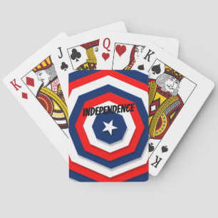 Jeu De Cartes Conception du drapeau américain