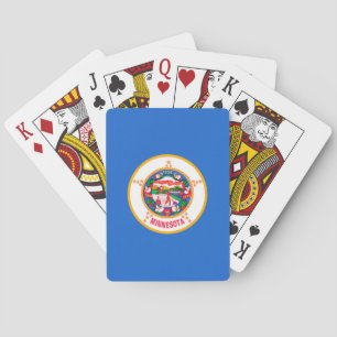 Jeu De Cartes Conception du drapeau de l'État du Minnesota