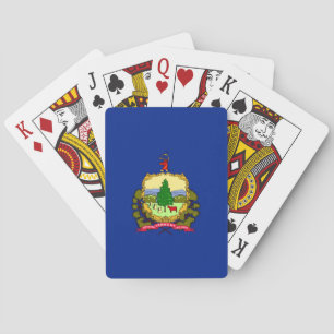 Jeu De Cartes Conception du drapeau d'état du Vermont