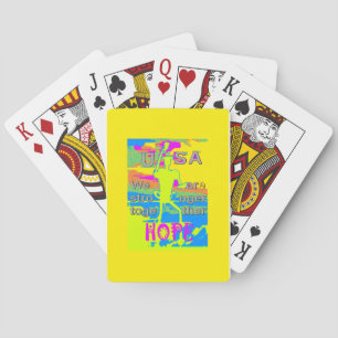 Jeu De Cartes Conception d'unité des États-Unis : Espoir et Forc