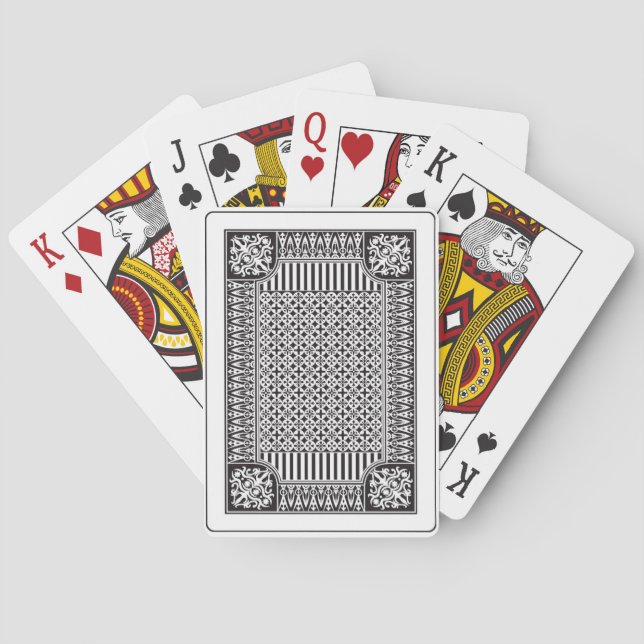 Jeu De Cartes Conception élégante de dos de cartes de jeu (dos)