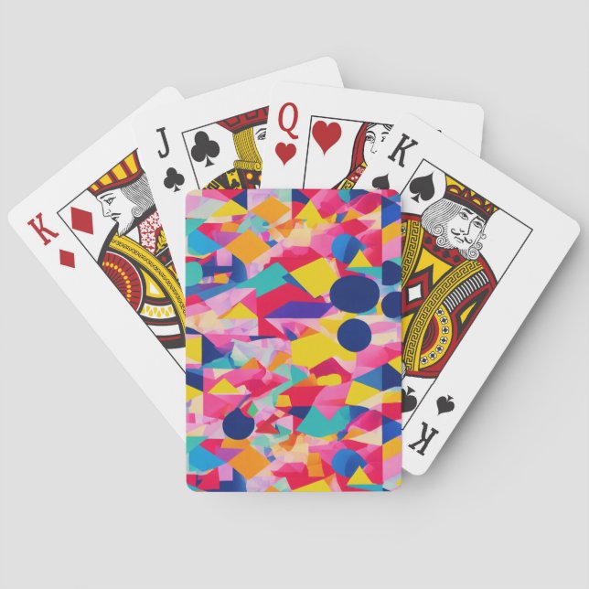 Jeu De Cartes Conception géométrique (dos)