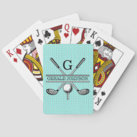 Conception minimaliste de monogramme de golf perso