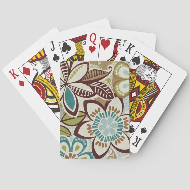 Jeu De Cartes Conceptions florales modernes (dos)