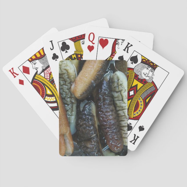 Jeu De Cartes Concombre de mer ... Nourriture du marché du Yaowa (dos)