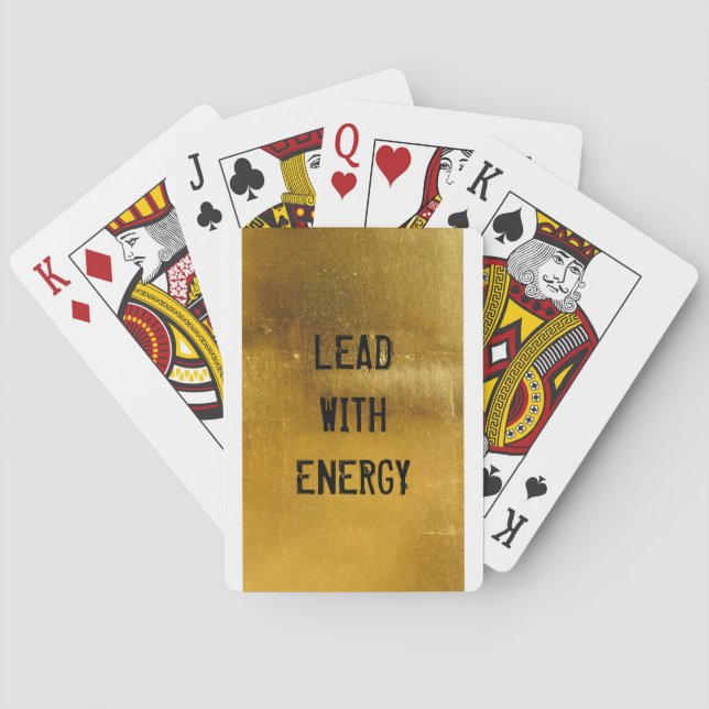 JEU DE CARTES CONDUIRE AVEC DES CARTES DE JEU ÉNERGÉTIQUE (dos)