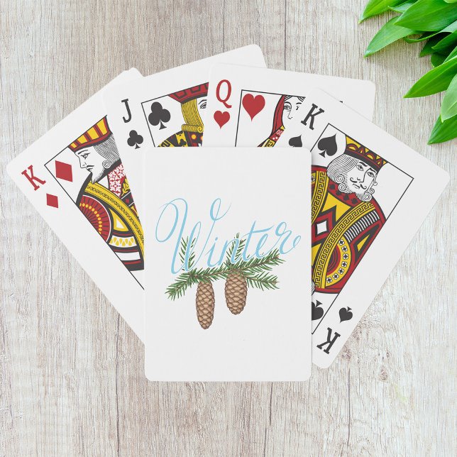 Jeu De Cartes Cônes de pin d'hiver (Créateur téléchargé)