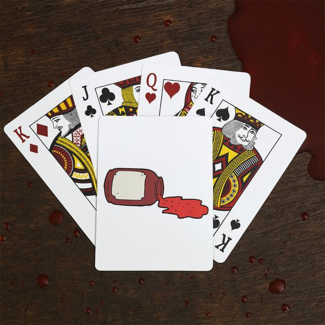 Jeu De Cartes Confiture déversée Cute Jelly Rouge Jar (Créateur téléchargé)
