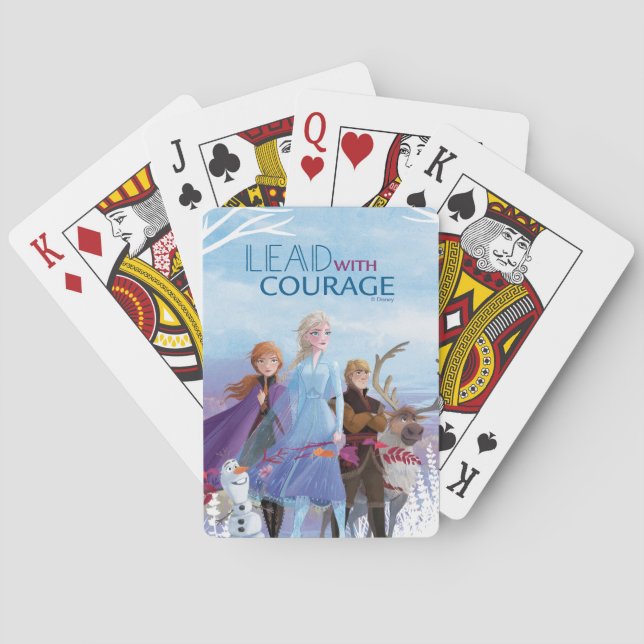 Jeu De Cartes Congelé 2 : Anna, Elsa, & Friends | Jeu de courage (dos)