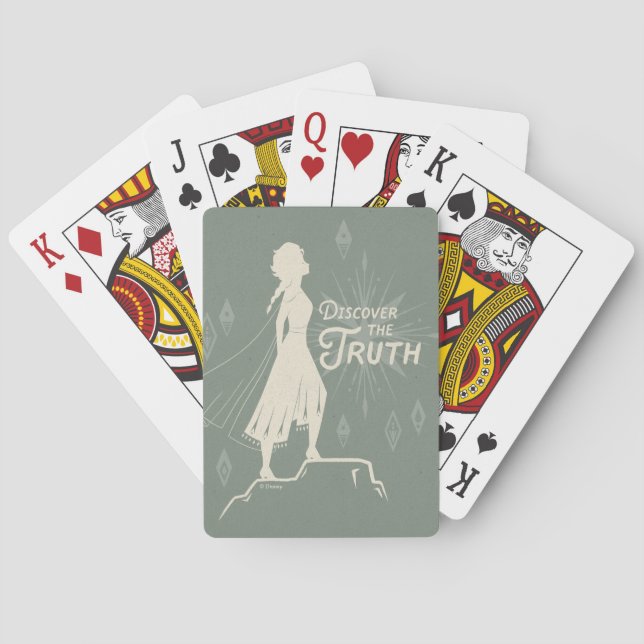 Jeu De Cartes Congelé 2 : Elsa | Découvrez La Vérité (dos)